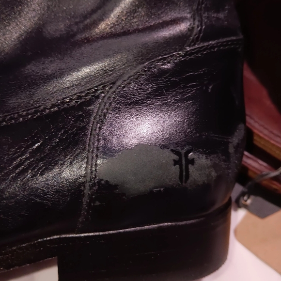 Used Frye \'Molly Knee High Boot\'  Black Tall  EXT Calf 8.0 In great condition